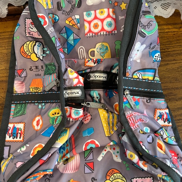 LeSportsac Colorful Patterned Backpack - Picture 4 of 5